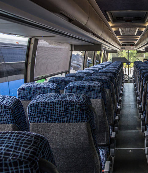 charter bus seating